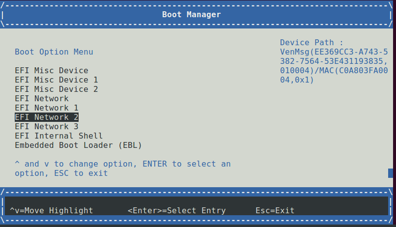 图10. UEFI - Boot Manager