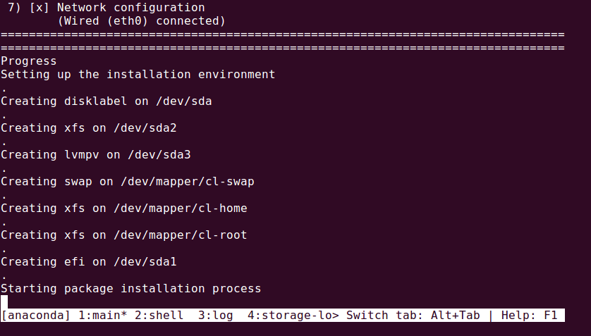 图14 Installing CentOS Linux (Continue)