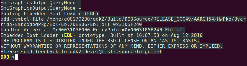 图6. UEFI - Embedded Boot Loader(EBL)