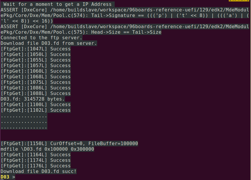 图8. UEFI - Download BIOS image (continue)